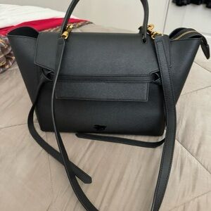 Black Leather Purse